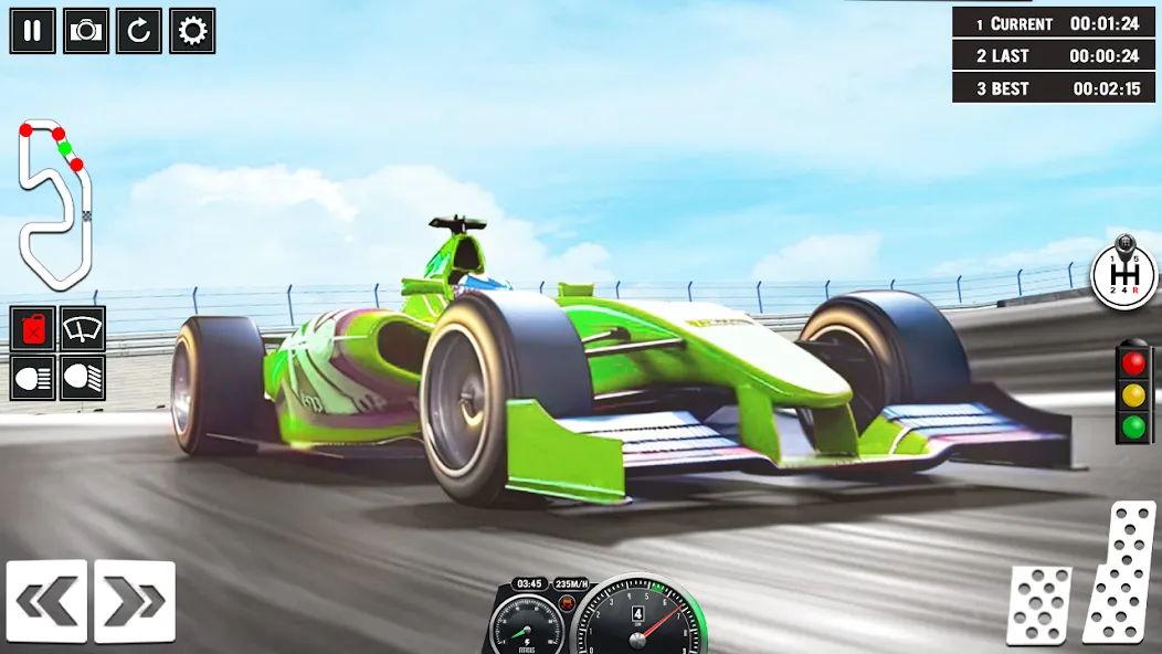 Formula Racing Car Racing Game — скачать мод: Без рекламы и много денег — скриншот 5 Formula Racing Car Racing Game — скачать мод: Без рекламы и много денег — скриншот 5