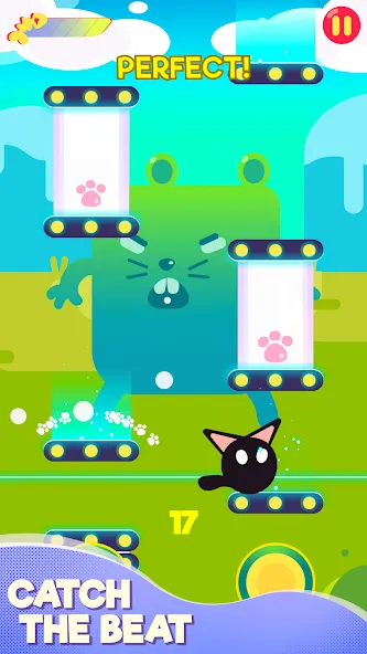 Cringe the Cat - Music Game — взломанная версия, Безлимитные ноты и все уровни — скриншот 1 Cringe the Cat - Music Game — взломанная версия, Безлимитные ноты и все уровни — скриншот 1