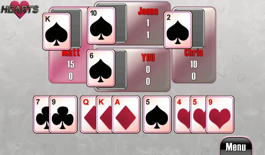 Hearts — Без рекламы и все функции открыты, скачать мод APK — скриншот 2 Hearts — Без рекламы и все функции открыты, скачать мод APK — скриншот 2