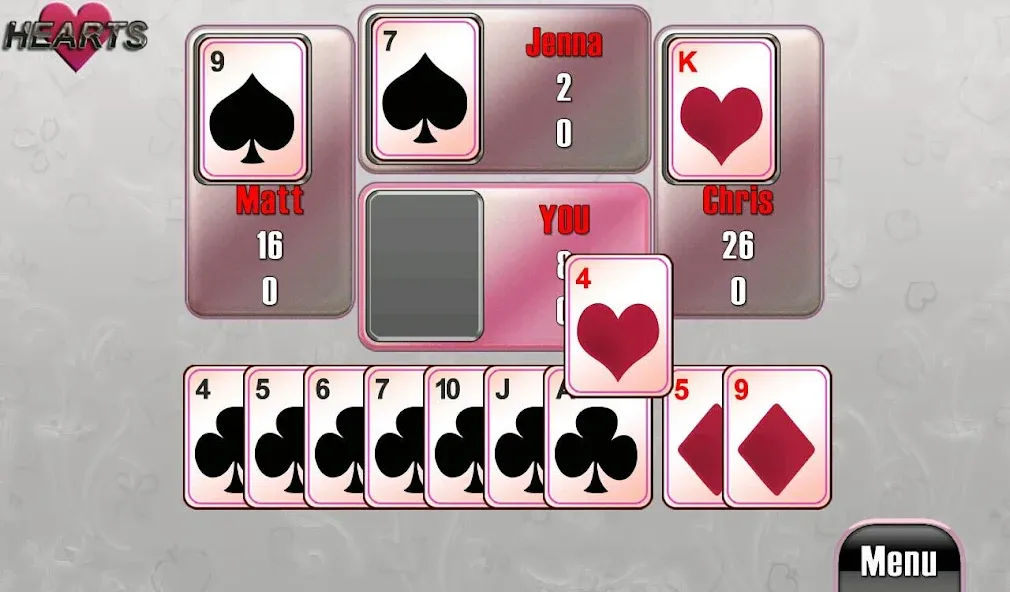 Hearts — Без рекламы и все функции открыты, скачать мод APK — скриншот 3 Hearts — Без рекламы и все функции открыты, скачать мод APK — скриншот 3