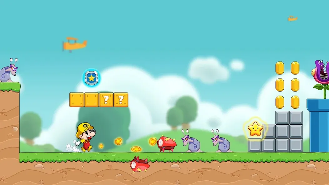 Скачать Bean's World Super: Run Games мод — Без рекламы и все уровни — скриншот 2