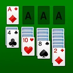 Klondike Solitaire на телефон — скачать мод: Безлимитные подсказки и отмены ходов
