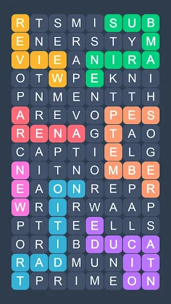 Скачать Word Search - Evolution Puzzle на Андроид с модом — Без рекламы и все уровни открыты — скриншот 4
