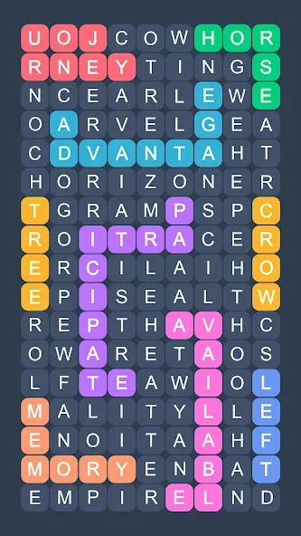 Скачать Word Search - Evolution Puzzle на Андроид с модом — Без рекламы и все уровни открыты — скриншот 5