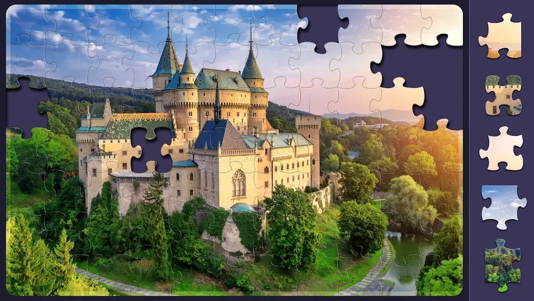 Relax Jigsaw Puzzles MOD APK скачать на Андроид — Без рекламы и все пазлы открыты — скриншот 1