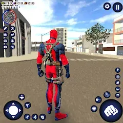 Miami Rope Hero Spider Game взлом на Андроид — Безлимитные деньги и оружие