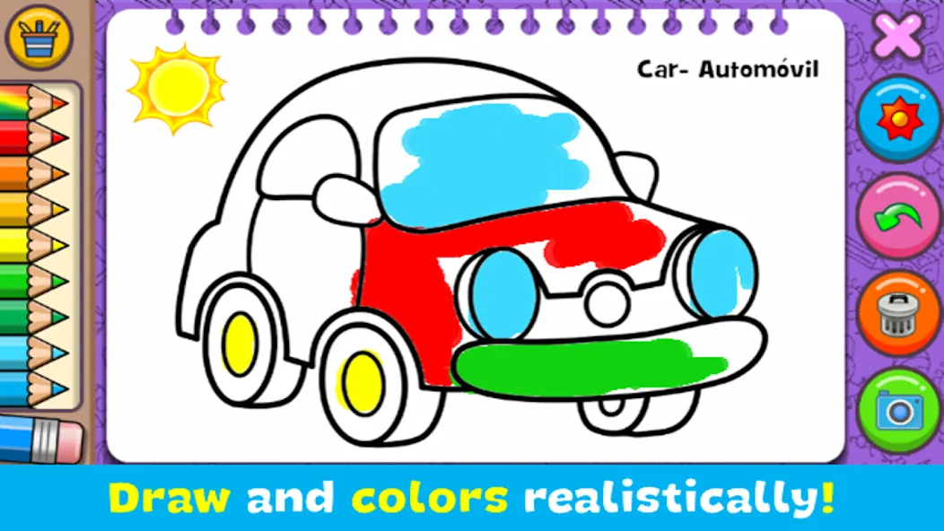 Coloring & Learn — Разблокированы все раскраски, скачать мод APK — скриншот 1 Coloring & Learn — Разблокированы все раскраски, скачать мод APK — скриншот 1