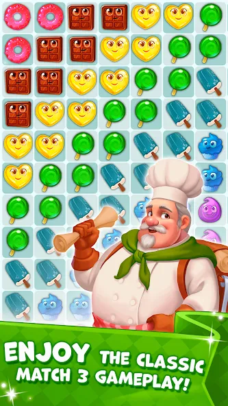 Мод Candy Valley - Match 3 Puzzle — Безлимитные монеты и жизни, скачать APK — скриншот 4 Мод Candy Valley - Match 3 Puzzle — Безлимитные монеты и жизни, скачать APK — скриншот 4