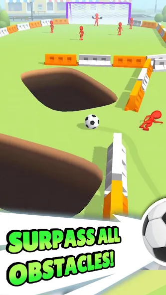 Crazy Kick! Fun Football game (Мод: Безлимитные деньги и все голы) — скачать на Андроид — скриншот 4 Crazy Kick! Fun Football game (Мод: Безлимитные деньги и все голы) — скачать на Андроид — скриншот 4