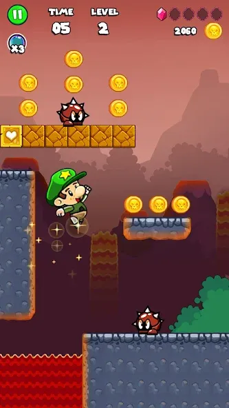 Мод Bob Run: Adventure run game — Бесконечные жизни и монеты, скачать APK — скриншот 4