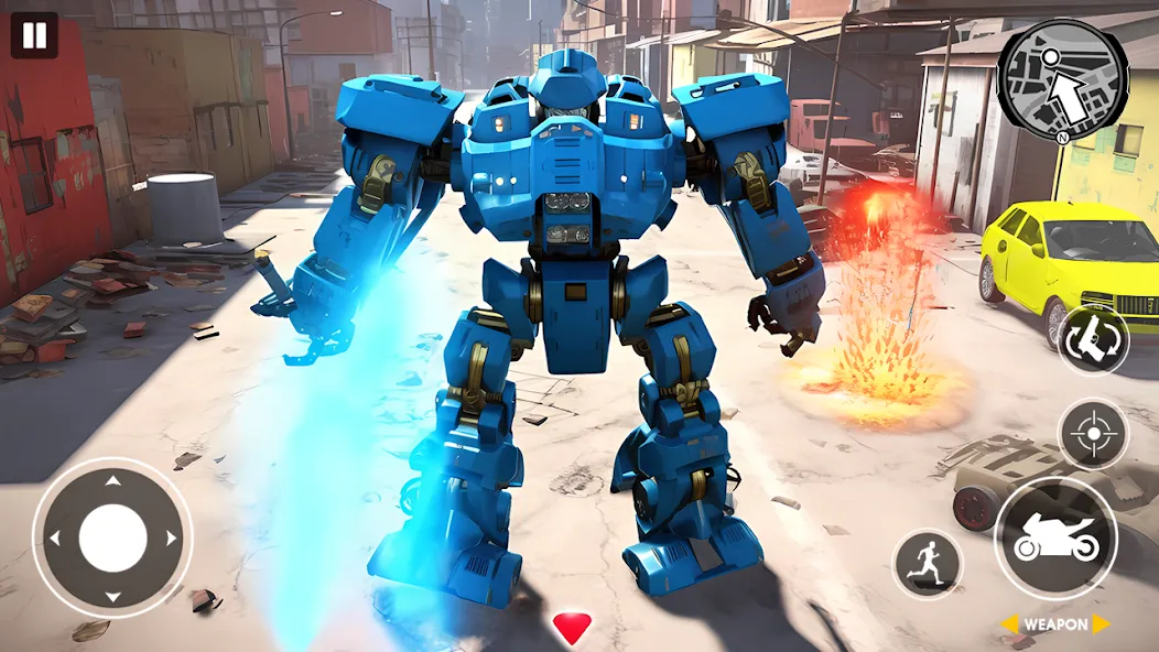 Real Robot Bike Transform Game — последняя версия с модом (Безлимитные деньги и все роботы) — скриншот 3 Real Robot Bike Transform Game — последняя версия с модом (Безлимитные деньги и все роботы) — скриншот 3