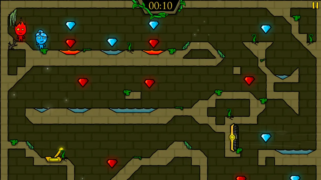 Мод Fireboy & Watergirl: Forest — Открыты все уровни и бессмертие, скачать APK — скриншот 3 Мод Fireboy & Watergirl: Forest — Открыты все уровни и бессмертие, скачать APK — скриншот 3