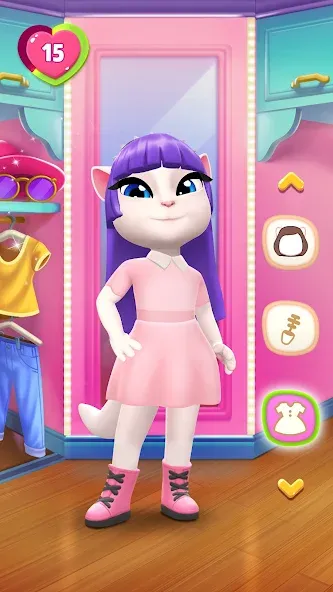 My Talking Angela 2 — последняя версия с модом (Безлимитные монеты и все предметы) — скриншот 1 My Talking Angela 2 — последняя версия с модом (Безлимитные монеты и все предметы) — скриншот 1