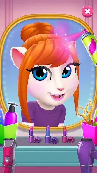 My Talking Angela 2 — последняя версия с модом (Безлимитные монеты и все предметы) — скриншот 2 My Talking Angela 2 — последняя версия с модом (Безлимитные монеты и все предметы) — скриншот 2