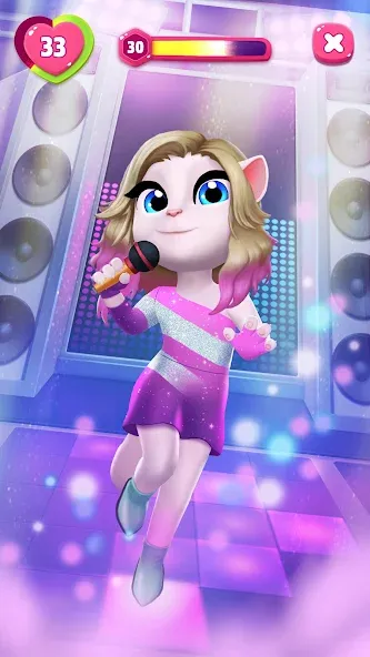 My Talking Angela 2 — последняя версия с модом (Безлимитные монеты и все предметы) — скриншот 3 My Talking Angela 2 — последняя версия с модом (Безлимитные монеты и все предметы) — скриншот 3