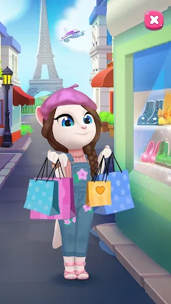 My Talking Angela 2 — последняя версия с модом (Безлимитные монеты и все предметы) — скриншот 4 My Talking Angela 2 — последняя версия с модом (Безлимитные монеты и все предметы) — скриншот 4