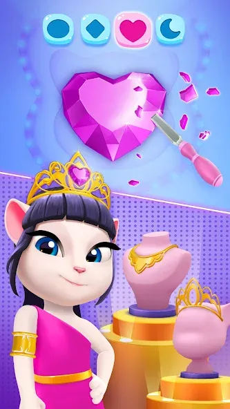 My Talking Angela 2 — последняя версия с модом (Безлимитные монеты и все предметы) — скриншот 5 My Talking Angela 2 — последняя версия с модом (Безлимитные монеты и все предметы) — скриншот 5