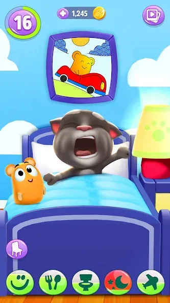 Скачать мод My Talking Tom 2 — Безлимитные монеты и алмазы — скриншот 4
