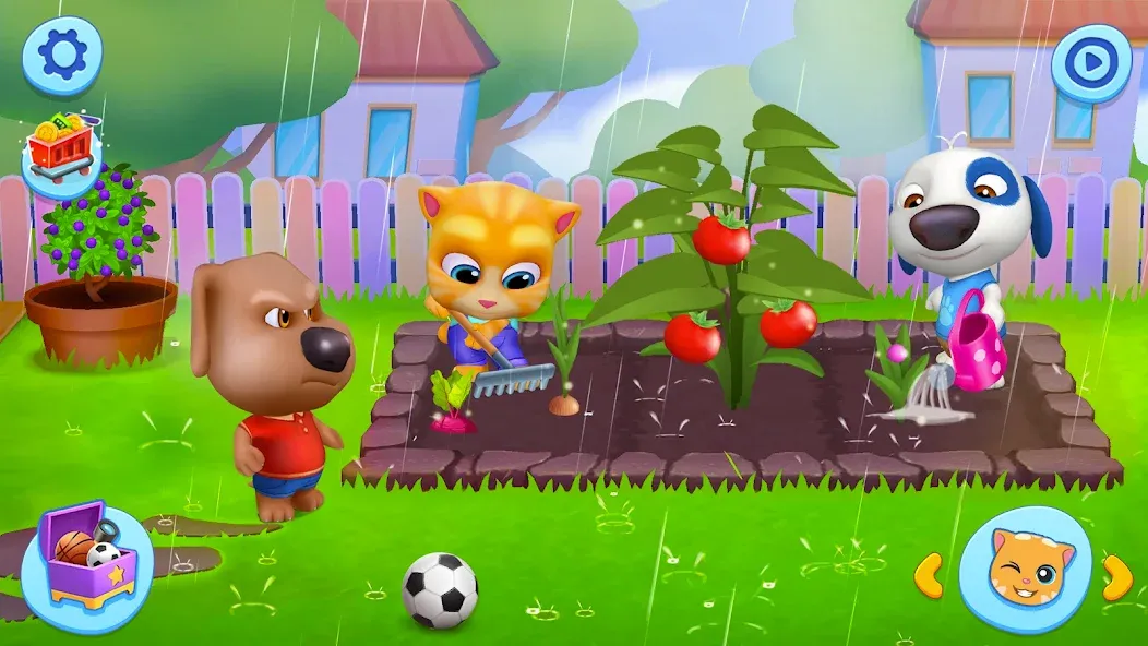 My Talking Tom Friends MOD APK скачать на Андроид — Безлимитные монеты и все персонажи — скриншот 3