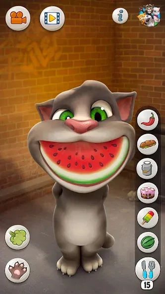 Talking Tom Cat — последняя версия с модом (Много денег и все предметы открыты) — скриншот 5 Talking Tom Cat — последняя версия с модом (Много денег и все предметы открыты) — скриншот 5