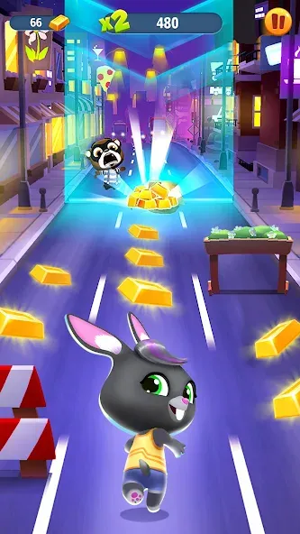 Talking Tom Gold Run — Безлимитные монеты и энергия, скачать мод APK — скриншот 3