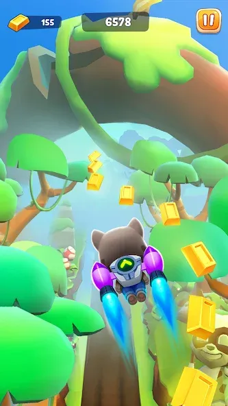 Скачать Talking Tom Time Rush мод — Безлимитные монеты и все персонажи — скриншот 3