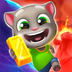 Скачать Talking Tom Time Rush мод — Безлимитные монеты и все персонажи