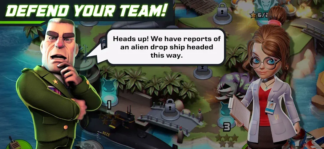 Alien Creeps - Tower Defense (Мод: Безлимитные деньги и все уровни открыты) — скачать на Андроид — скриншот 4