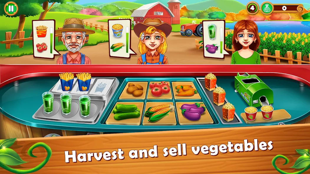 Farm Fest : Farming Games бесплатно на Андроид — мод: Безлимитные монеты и ресурсы — скриншот 2