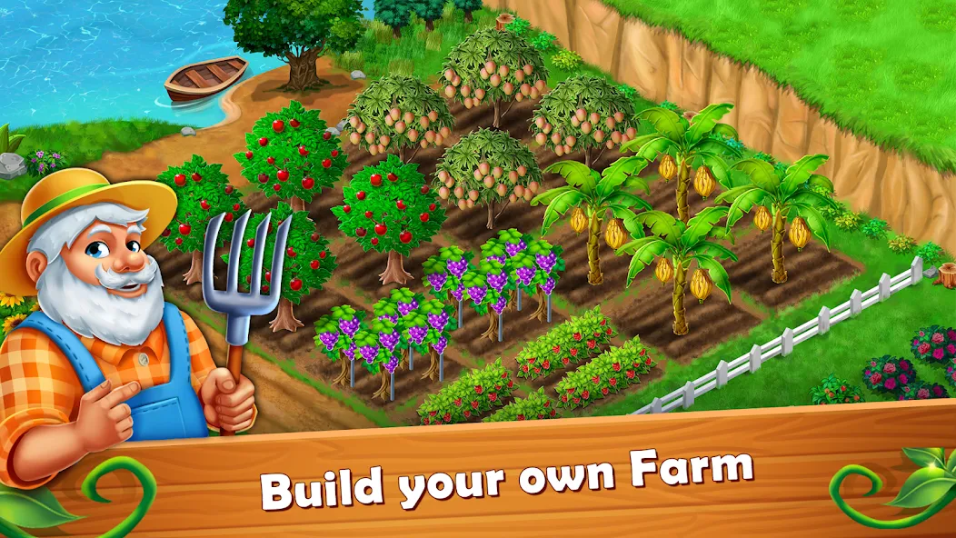 Farm Fest : Farming Games бесплатно на Андроид — мод: Безлимитные монеты и ресурсы — скриншот 3