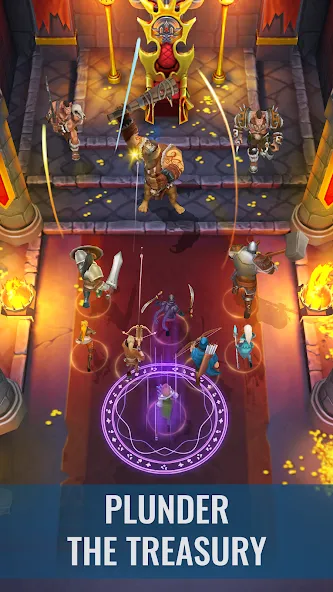 Raid & Rush - Heroes idle RPG (Мод: Безлимитные ресурсы и усиленные герои) — скачать на Андроид — скриншот 2 Raid & Rush - Heroes idle RPG (Мод: Безлимитные ресурсы и усиленные герои) — скачать на Андроид — скриншот 2