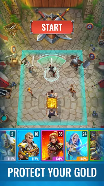 Raid & Rush - Heroes idle RPG (Мод: Безлимитные ресурсы и усиленные герои) — скачать на Андроид — скриншот 3 Raid & Rush - Heroes idle RPG (Мод: Безлимитные ресурсы и усиленные герои) — скачать на Андроид — скриншот 3