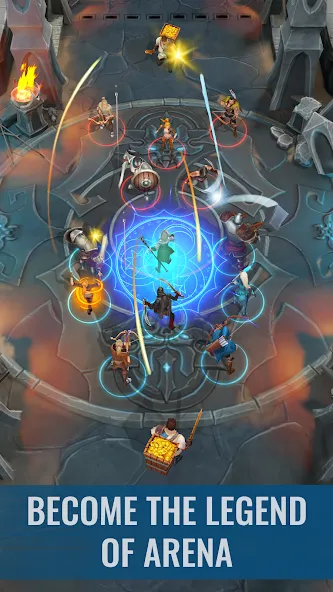 Raid & Rush - Heroes idle RPG (Мод: Безлимитные ресурсы и усиленные герои) — скачать на Андроид — скриншот 4 Raid & Rush - Heroes idle RPG (Мод: Безлимитные ресурсы и усиленные герои) — скачать на Андроид — скриншот 4