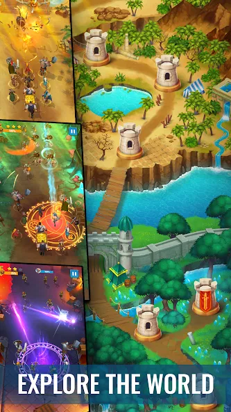 Raid & Rush - Heroes idle RPG (Мод: Безлимитные ресурсы и усиленные герои) — скачать на Андроид — скриншот 5 Raid & Rush - Heroes idle RPG (Мод: Безлимитные ресурсы и усиленные герои) — скачать на Андроид — скриншот 5