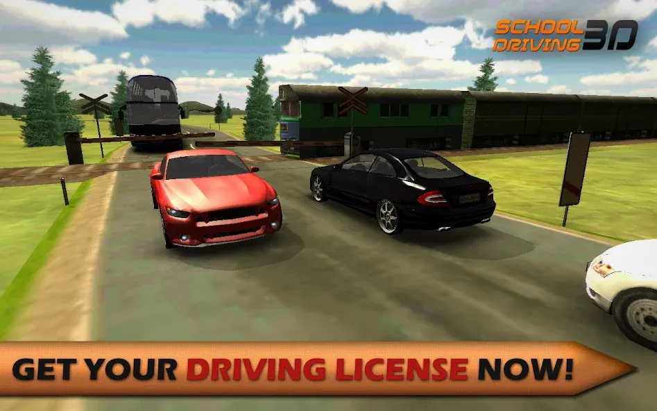 Скачать взлом School Driving 3D — Безлимитные деньги и всё открыто — скриншот 1