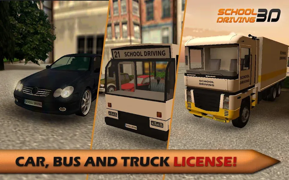 Скачать взлом School Driving 3D — Безлимитные деньги и всё открыто — скриншот 3