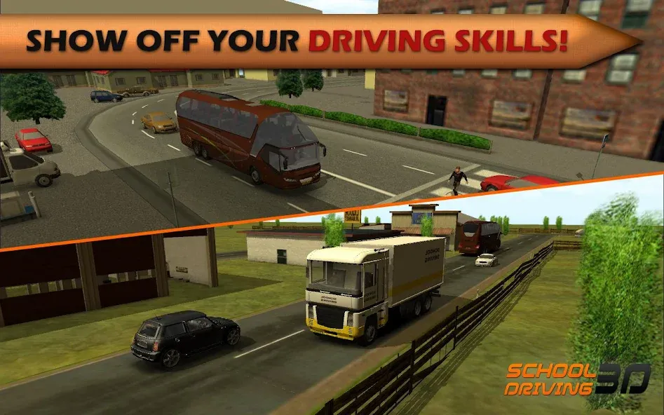 Скачать взлом School Driving 3D — Безлимитные деньги и всё открыто — скриншот 5