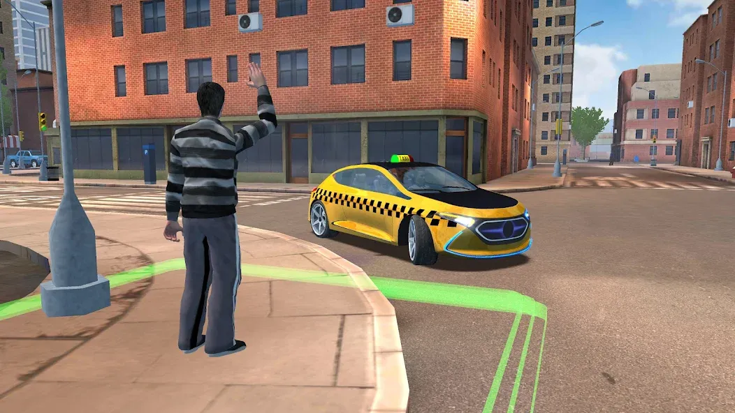 Taxi Sim 2022 Evolution MOD APK: Безлимитные деньги и топливо — скриншот 4