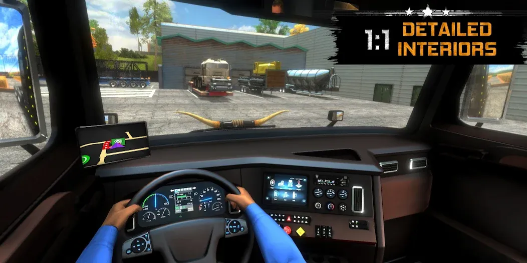 Truck Simulator USA Revolution мод на Андроид: Безлимитные деньги и топливо — скриншот 3