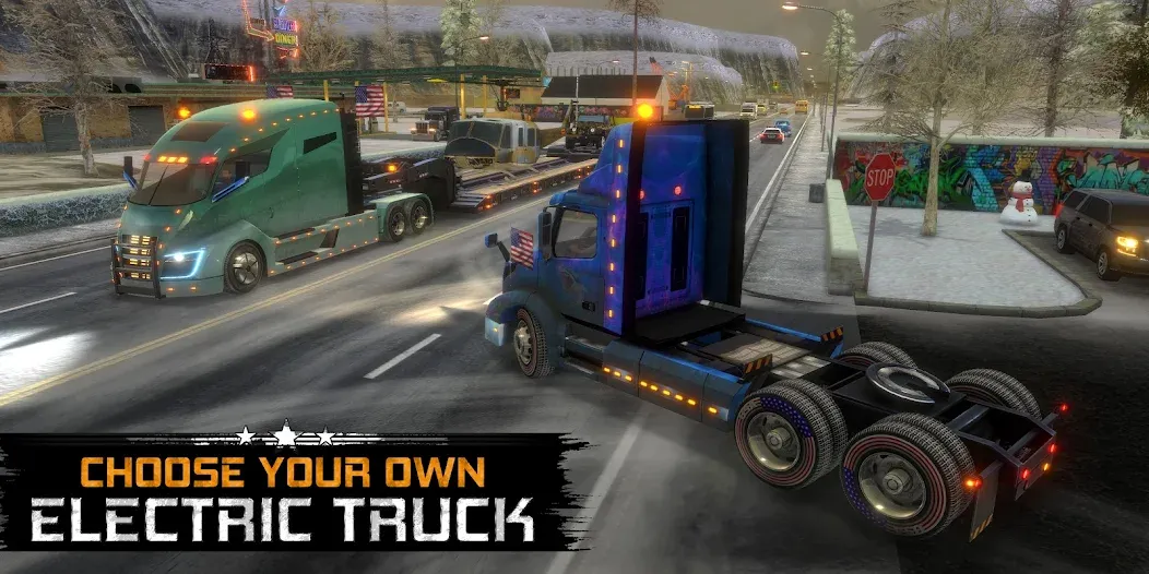 Truck Simulator USA Revolution мод на Андроид: Безлимитные деньги и топливо — скриншот 4