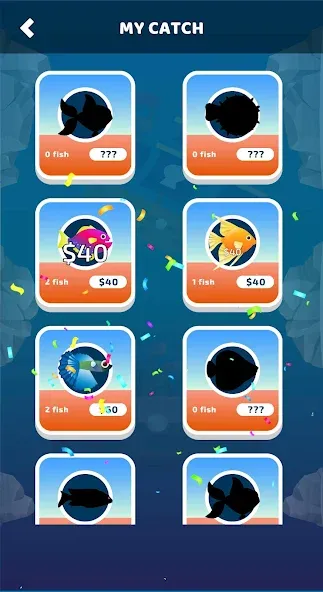 Idle Furry Fishing! MOD APK: Безлимитные монеты и быстрый улов — скриншот 3