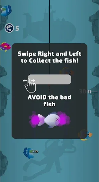 Idle Furry Fishing! MOD APK: Безлимитные монеты и быстрый улов — скриншот 4