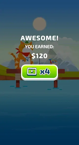 Idle Furry Fishing! MOD APK: Безлимитные монеты и быстрый улов — скриншот 5