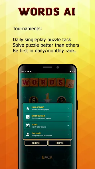 Words AI Friends Classic (Мод: Подсказки и безлимитные ходы) — скачать на Андроид — скриншот 4