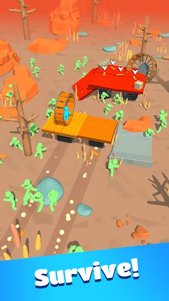 Zombie Raft — Много денег и ресурсов, скачать мод APK — скриншот 2 Zombie Raft — Много денег и ресурсов, скачать мод APK — скриншот 2
