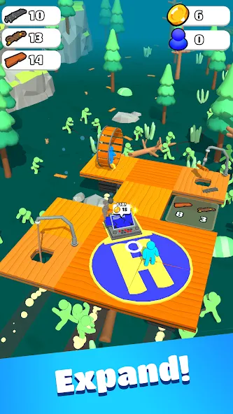 Zombie Raft — Много денег и ресурсов, скачать мод APK — скриншот 5 Zombie Raft — Много денег и ресурсов, скачать мод APK — скриншот 5