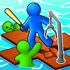 Zombie Raft — Много денег и ресурсов, скачать мод APK