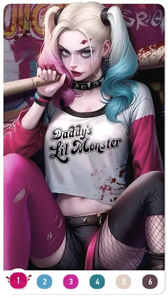 Скачать Clown Color, Paint by number Mod APK — Яркие краски и все раскраски — скриншот 1