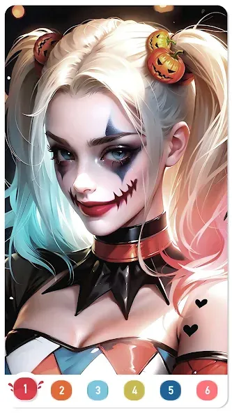 Скачать Clown Color, Paint by number Mod APK — Яркие краски и все раскраски — скриншот 2