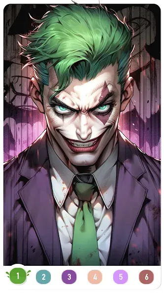Скачать Clown Color, Paint by number Mod APK — Яркие краски и все раскраски — скриншот 3